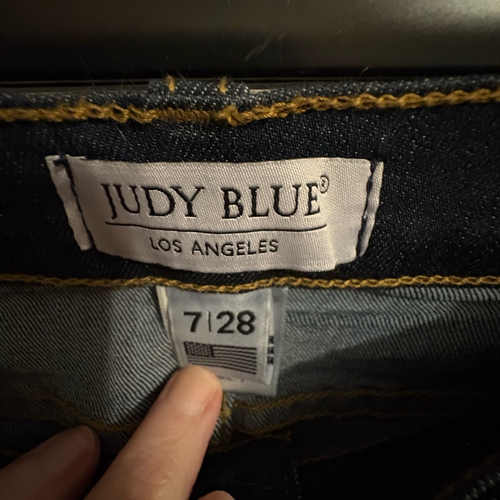 Judy Blue Women's Deep Indigo Skinny Jeans size‎ 7 - Picture 3 of 5